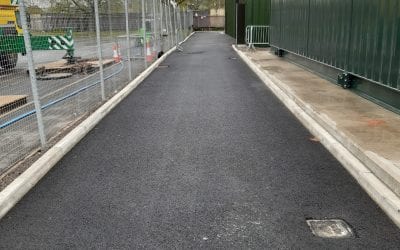 Innovative plastic road at Clyde Gateway offsets over 730kg of carbon emissions